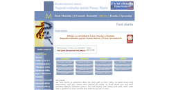 Desktop Screenshot of charita.farnoststrasnice.cz